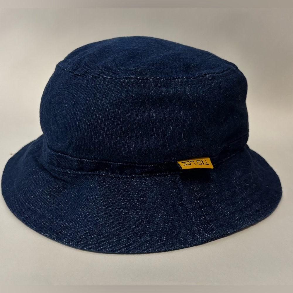 Tio Lee Navy Blue denim Bucket Hat accessories Jeans Brooklyn street NY